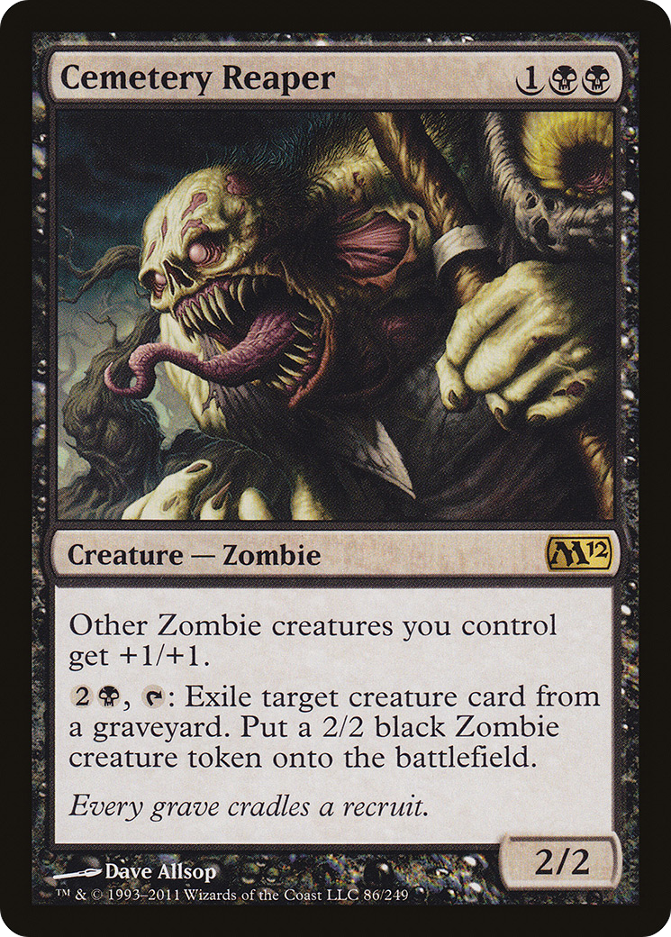 Cemetery Reaper (086) Foil - Magic 2012