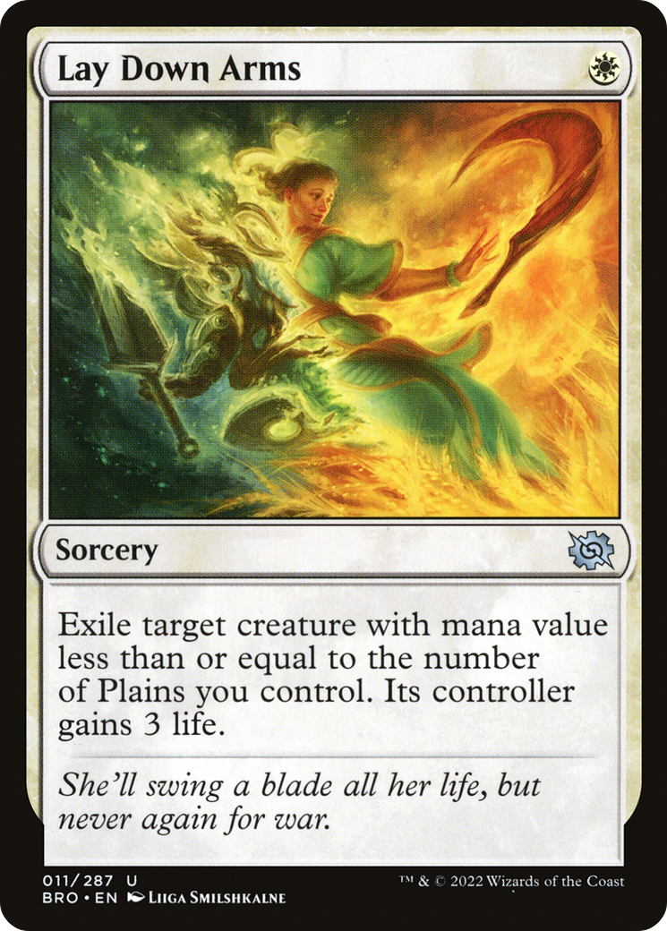 Lay Down Arms (011) Foil - The Brothers' War