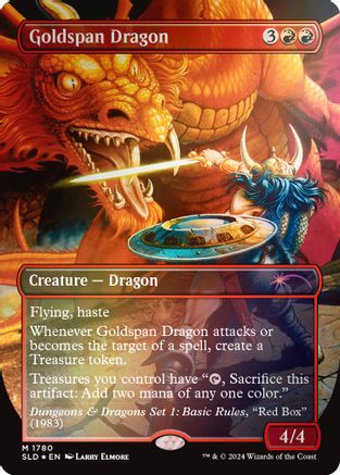 Goldspan Dragon (1780) Foil - Secret Lair Drop Series