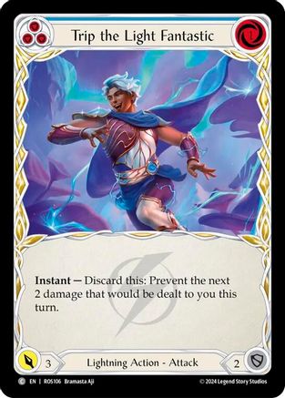 Trip the Light Fantastic (Blue) (ROS106) Rainbow Foil - Rosetta