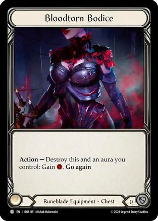 Bloodtorn Bodice (ROS115) Cold Foil - Rosetta