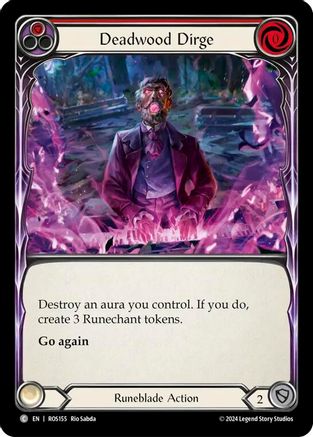 Deadwood Dirge (Red) (ROS155) Rainbow Foil - Rosetta