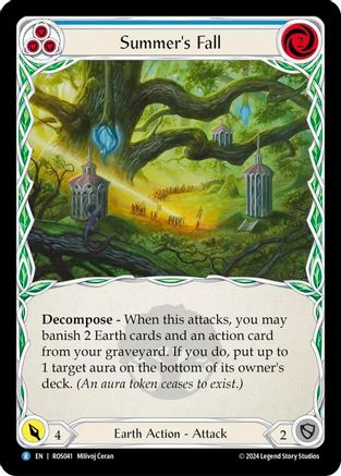 Summer's Fall (Blue) (ROS041) - Rosetta