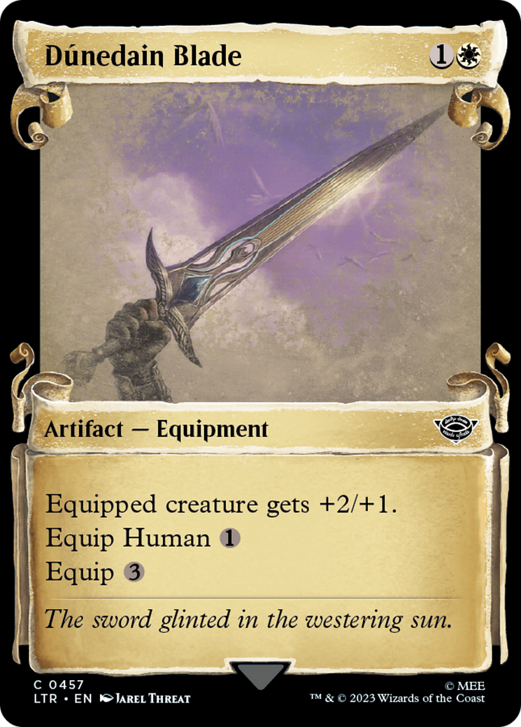 Dúnedain Blade (Showcase) (457) Foil - The Lord of the Rings: Tales of Middle-earth
