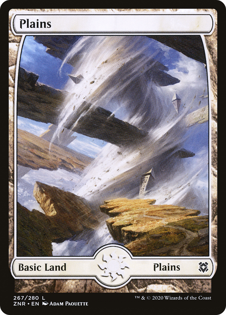 Plains – Full Art (267) Foil - Zendikar Rising