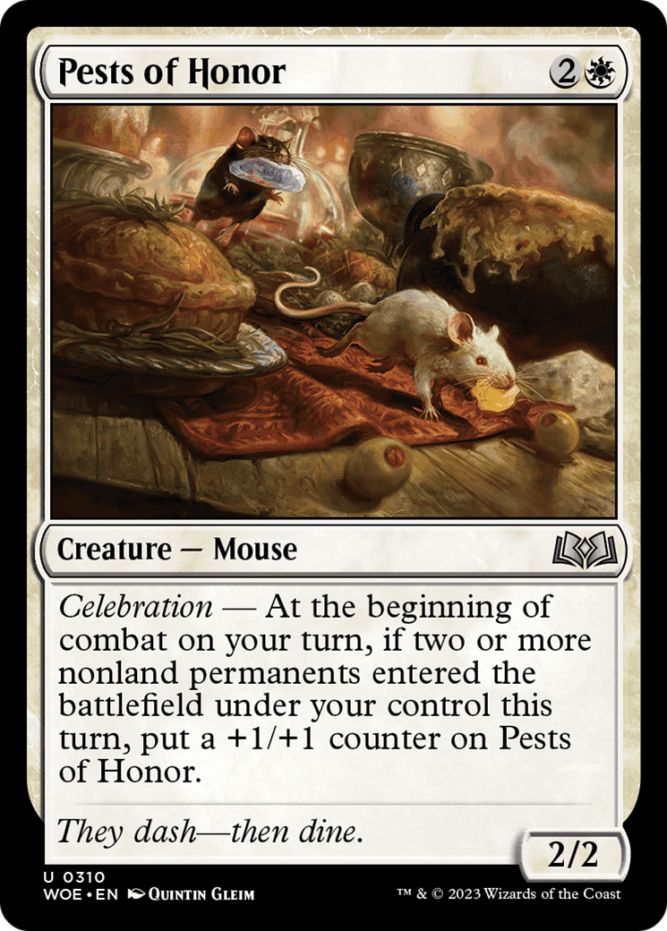 Pests of Honor (310) Foil - Wilds of Eldraine