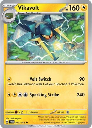 Vikavolt (53) Reverse Holofoil - Stellar Crown