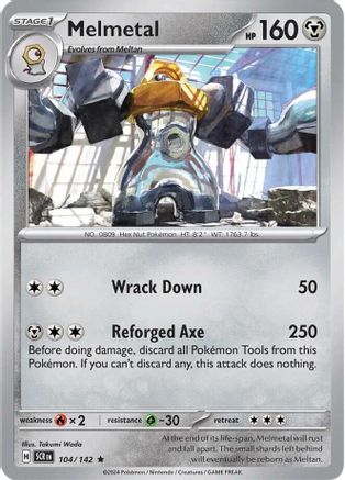 Melmetal (104) Reverse Holofoil - Stellar Crown