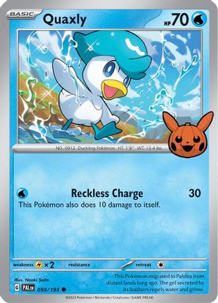 Quaxly - 050/193 (50) - Trick or Trade BOOster Bundle 2024
