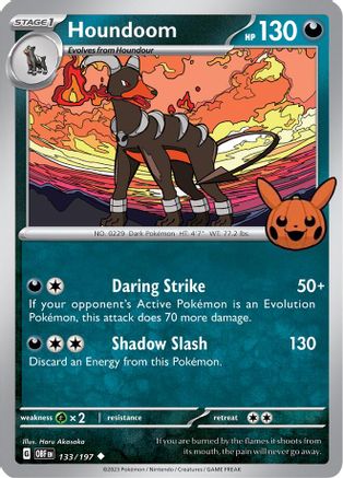 Houndoom (133) - Trick or Trade BOOster Bundle 2024