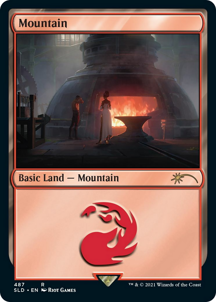 Mountain (487) Foil - Secret Lair Drop