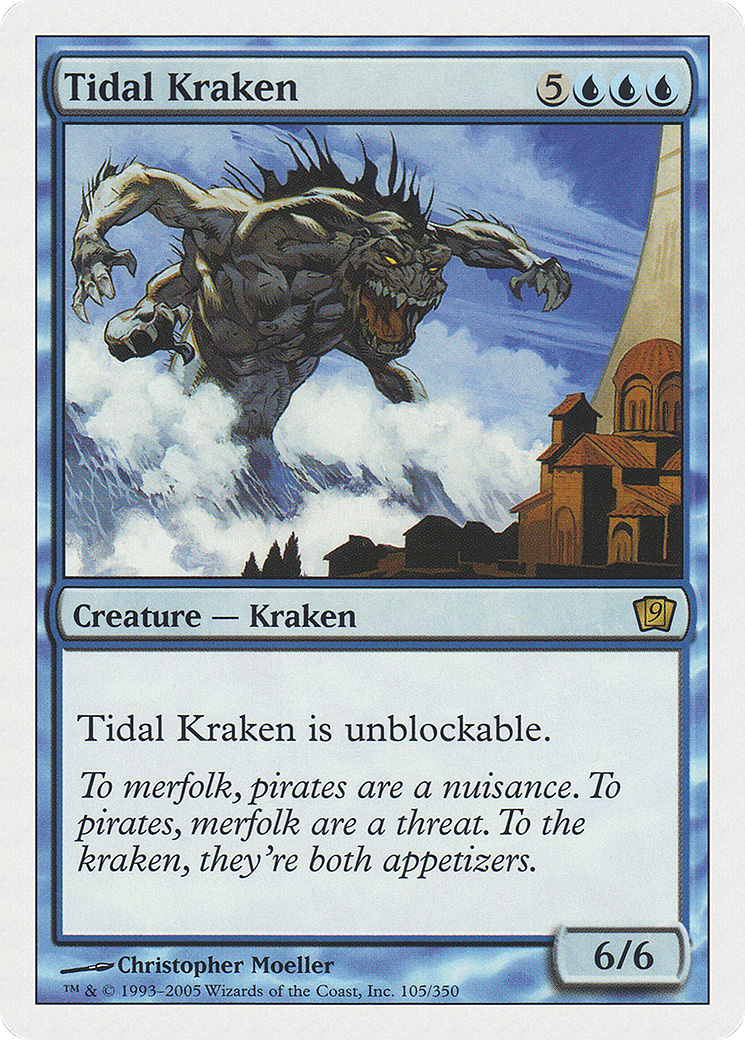 Tidal Kraken (105) Foil - Ninth Edition