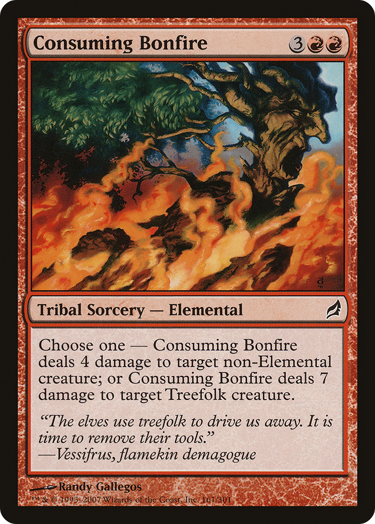 Consuming Bonfire (161) - Lorwyn