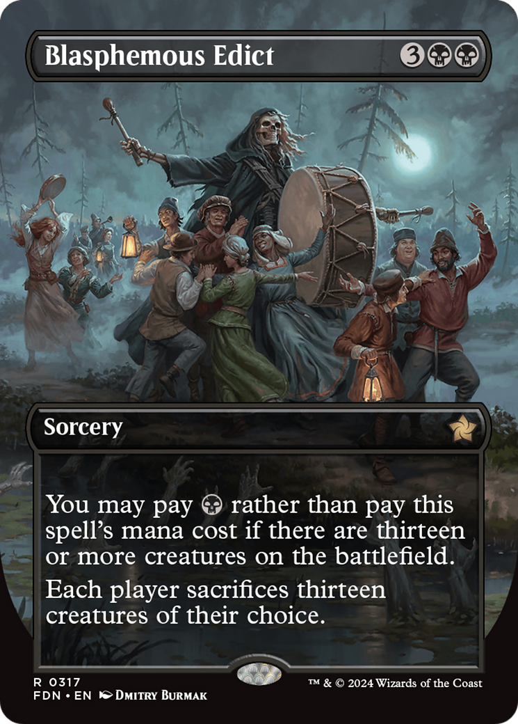 Blasphemous Edict (Borderless) (317) - Foundations