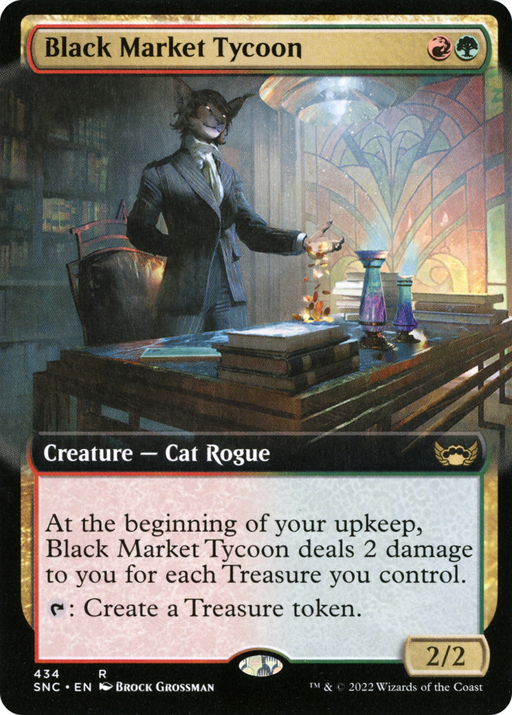 Black Market Tycoon (Extended Art) (434) Foil - Streets of New Capenna