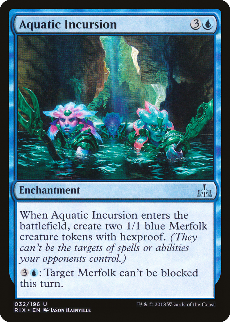 Aquatic Incursion (032) Foil - Rivals of Ixalan