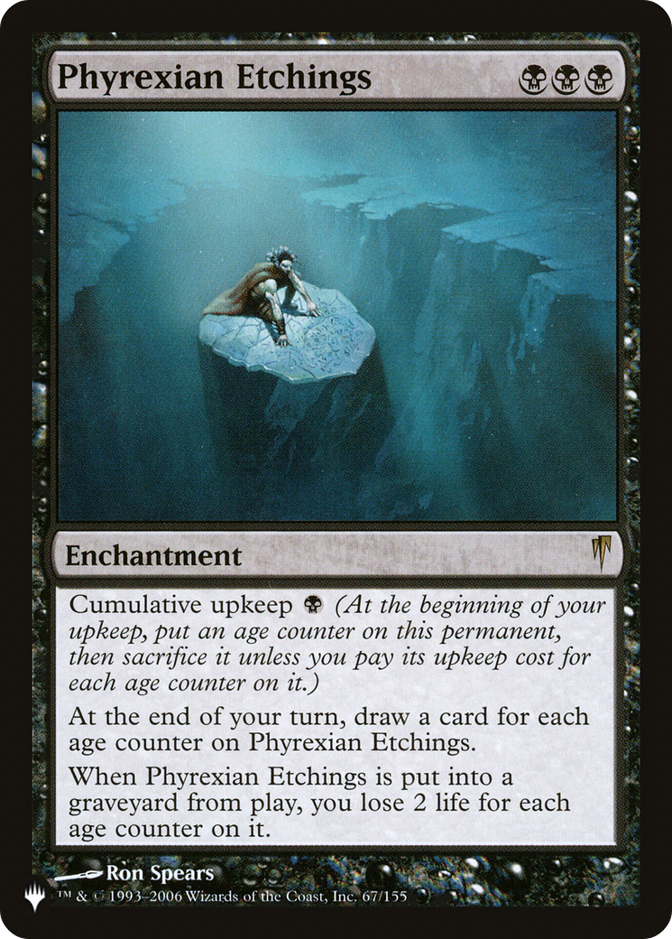 Phyrexian Etchings (CSP-67) - The List