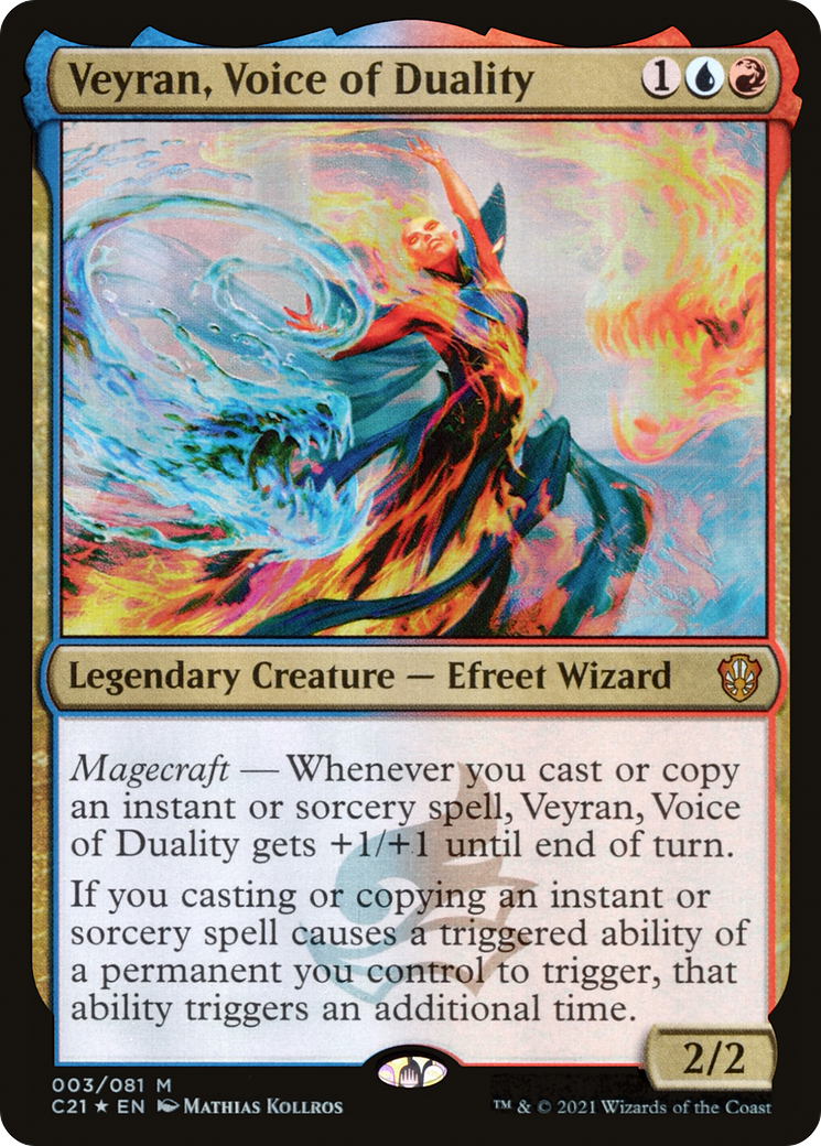 Veyran, Voice of Duality (003) Foil - Commander 2021