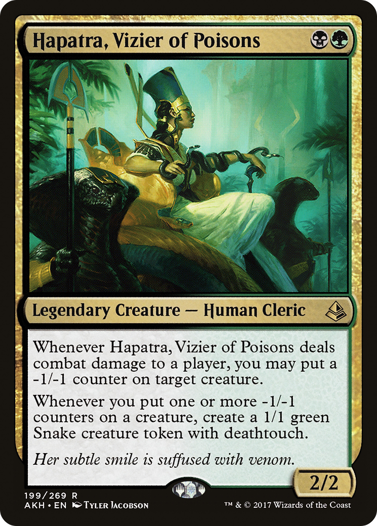 Hapatra, Vizier of Poisons (199) Foil - Amonkhet