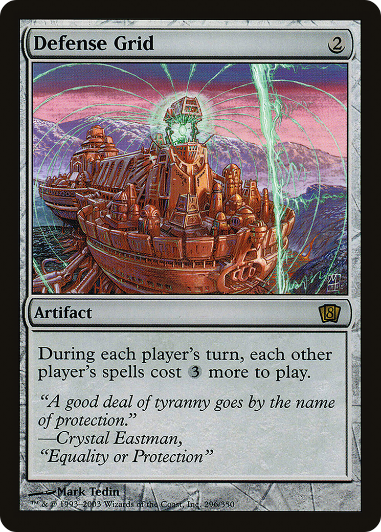 Defense Grid (296) Foil - Eighth Edition
