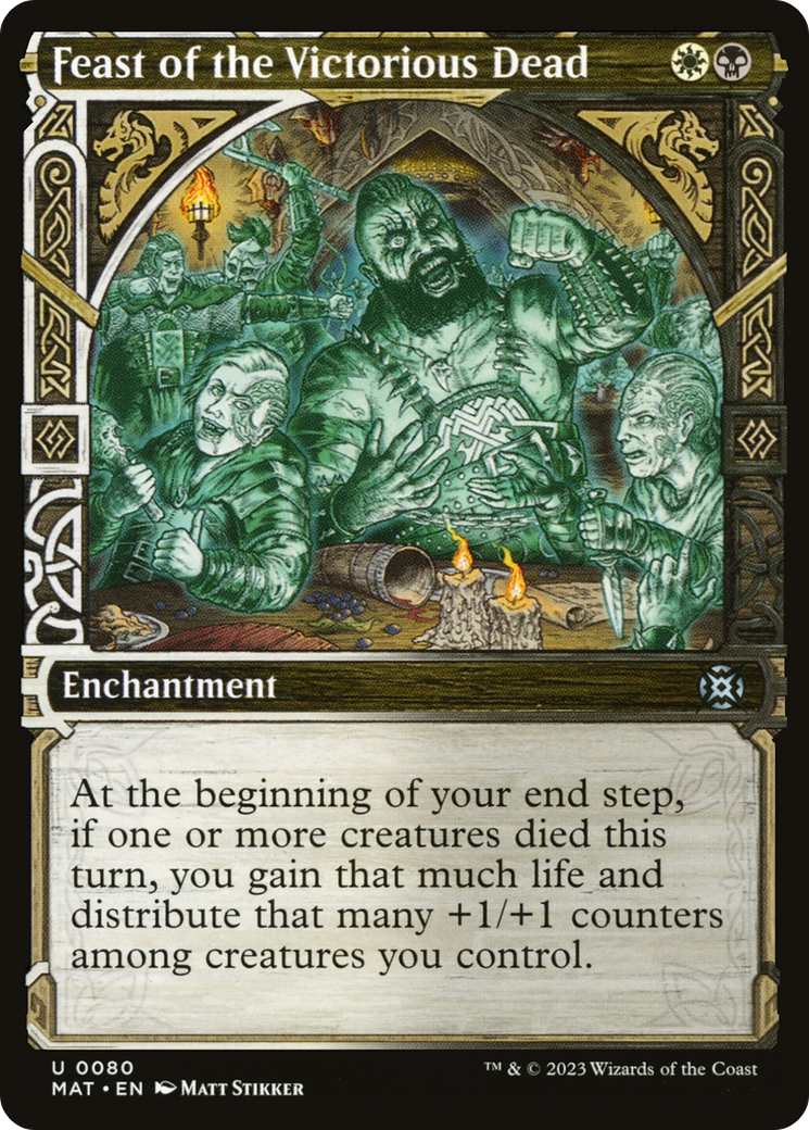 Feast of the Victorious Dead (Showcase) (080) Foil - March of the Machine: The Aftermath