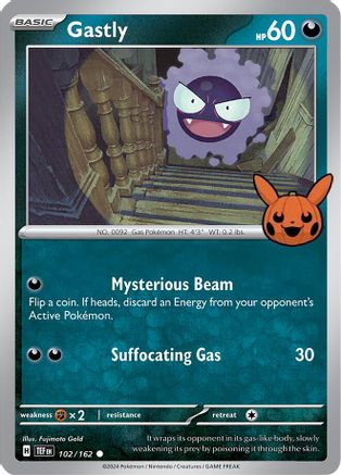 Gastly - 102/162 (102) - Trick or Trade BOOster Bundle 2024