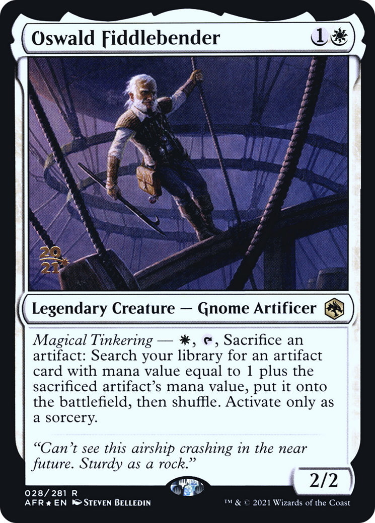 Oswald Fiddlebender (28s) Foil - Adventures in the Forgotten Realms Promos
