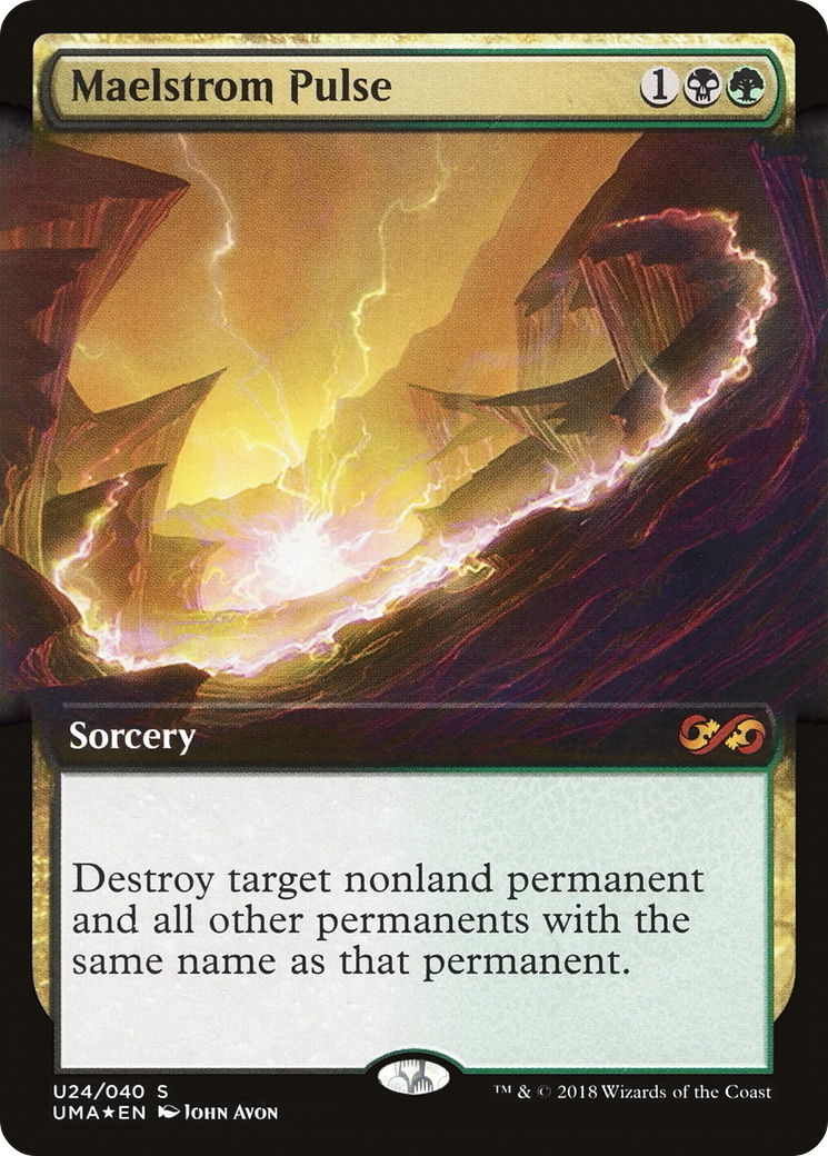 Maelstrom Pulse (Extended Art) (U24) Foil - Ultimate Box Topper