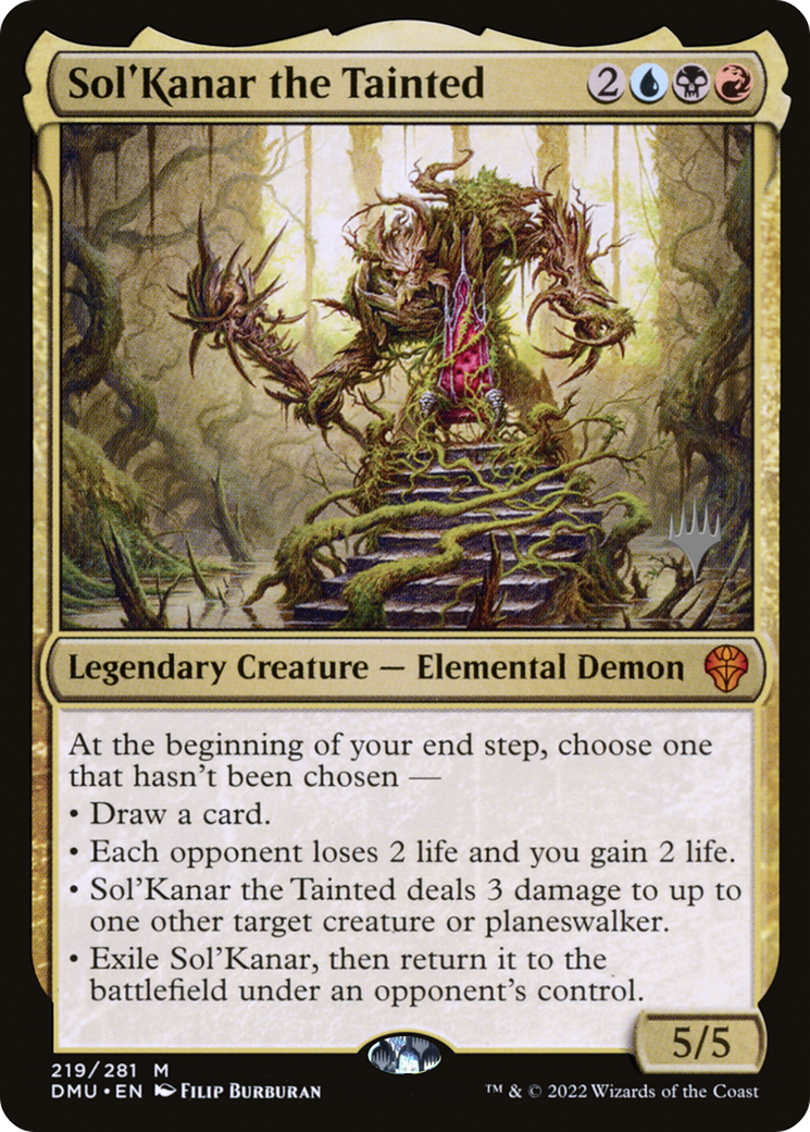 Sol'Kanar the Tainted (219) - Dominaria United Promos