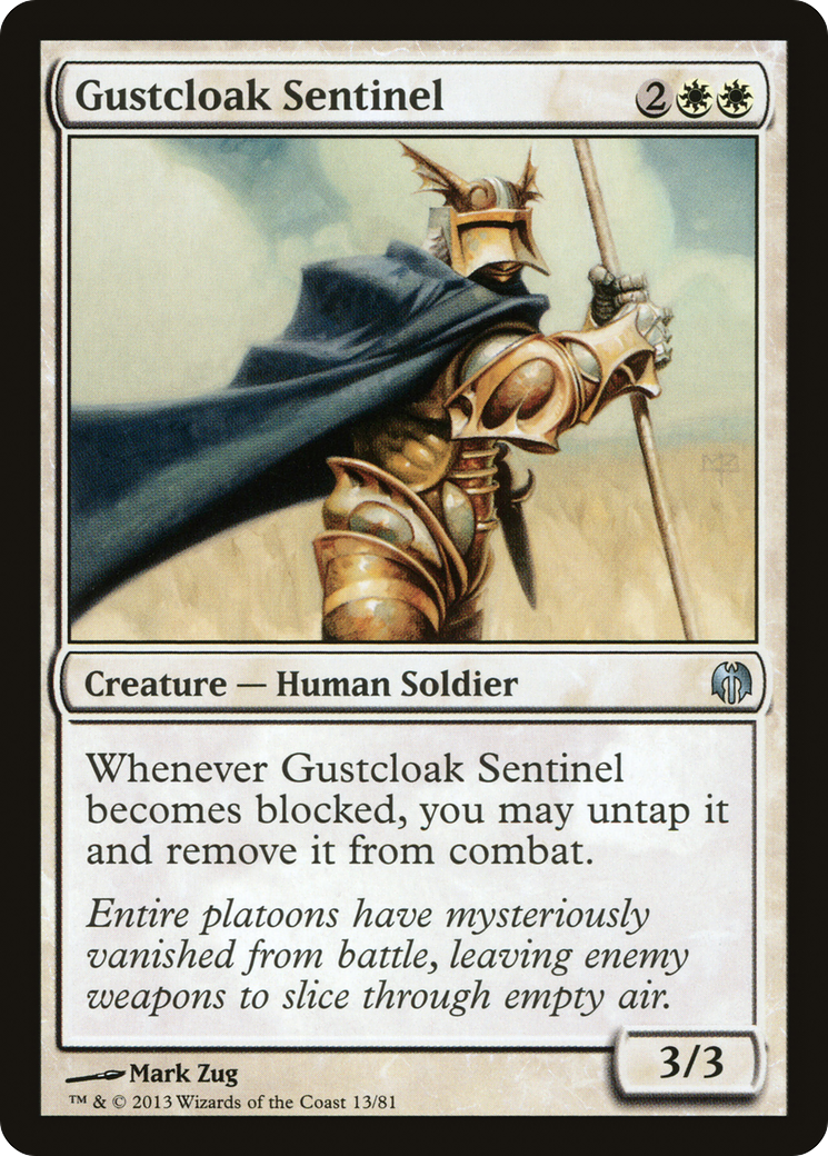 Gustcloak Sentinel (013) - Duel Decks: Heroes vs. Monsters