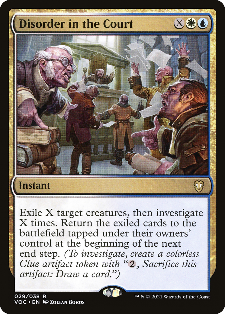 Disorder in the Court (029) - Crimson Vow Commander