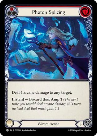 Photon Splicing (Red) (OSC018) - Blitz Deck: Rosetta - Oscilio