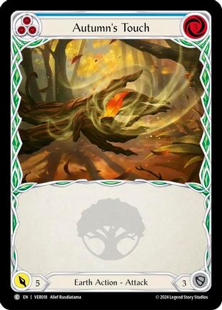Autumn's Touch (Blue) (VER018) - Blitz Deck: Rosetta - Verdance
