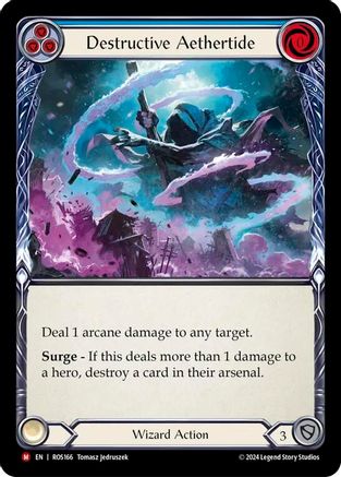 Destructive Aethertide (ROS166) Rainbow Foil - Rosetta