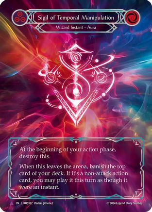 Sigil of Temporal Manipulation (Marvel) (ROS182) Cold Foil - Rosetta