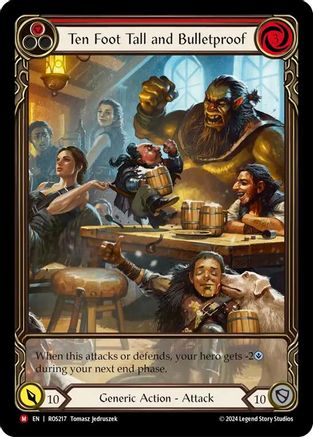 Ten Foot Tall and Bullet Proof (Extended Art) (ROS217) Rainbow Foil - Rosetta