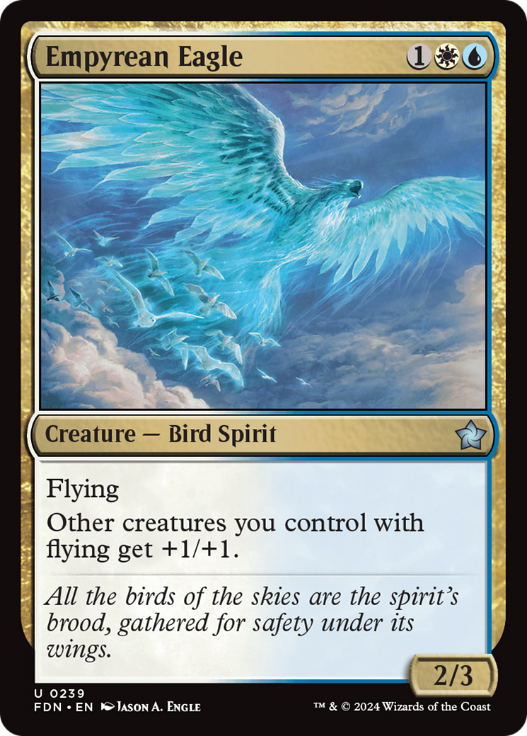 Empyrean Eagle (239) Foil - Foundations