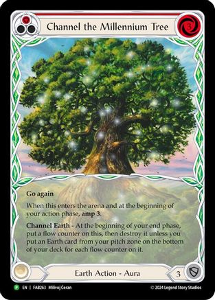 Channel the Millennium Tree - FAB263 (FAB263) Cold Foil - Flesh and Blood: Promo Cards