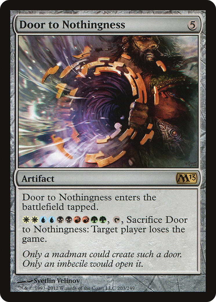 Door to Nothingness (203) Foil - Magic 2013