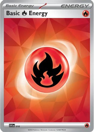 Basic Fire Energy - 010 (10) - SVE Scarlet & Violet Energies