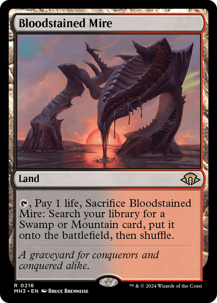 Bloodstained Mire (216) Foil - Modern Horizons 3