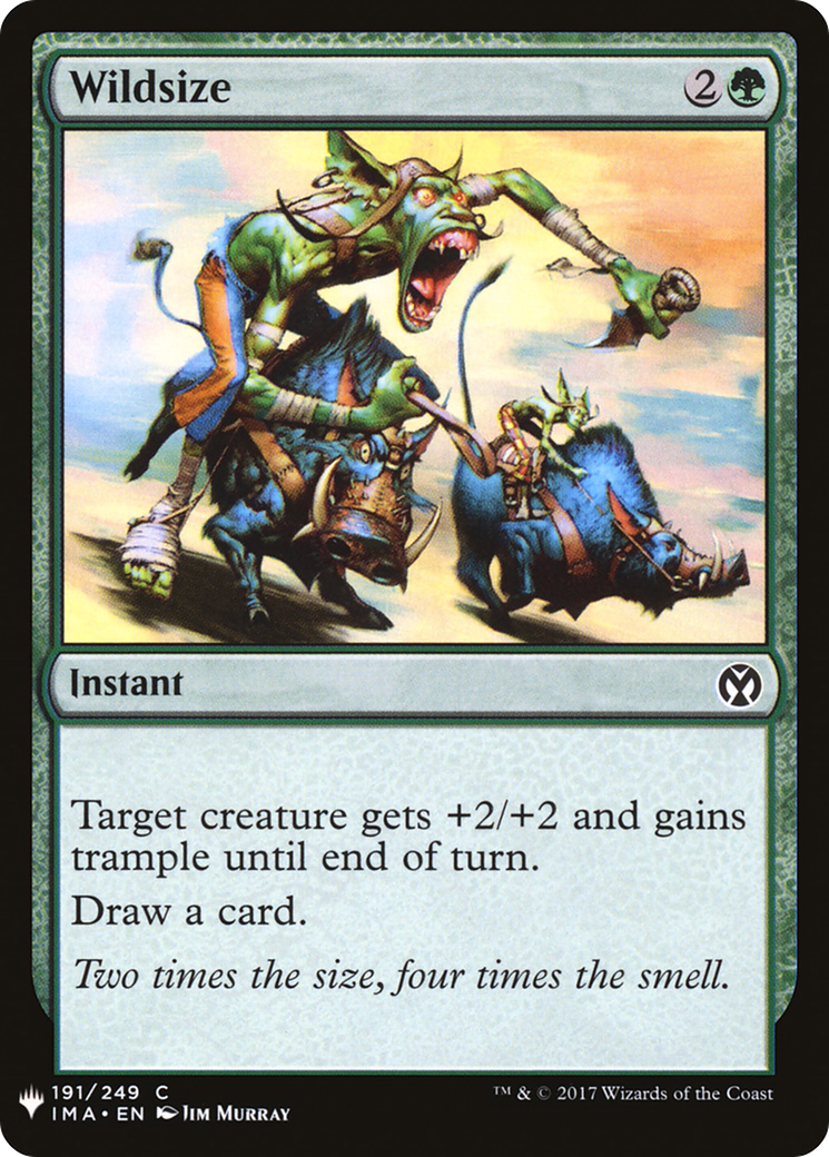 Wildsize (IMA-191) - The List