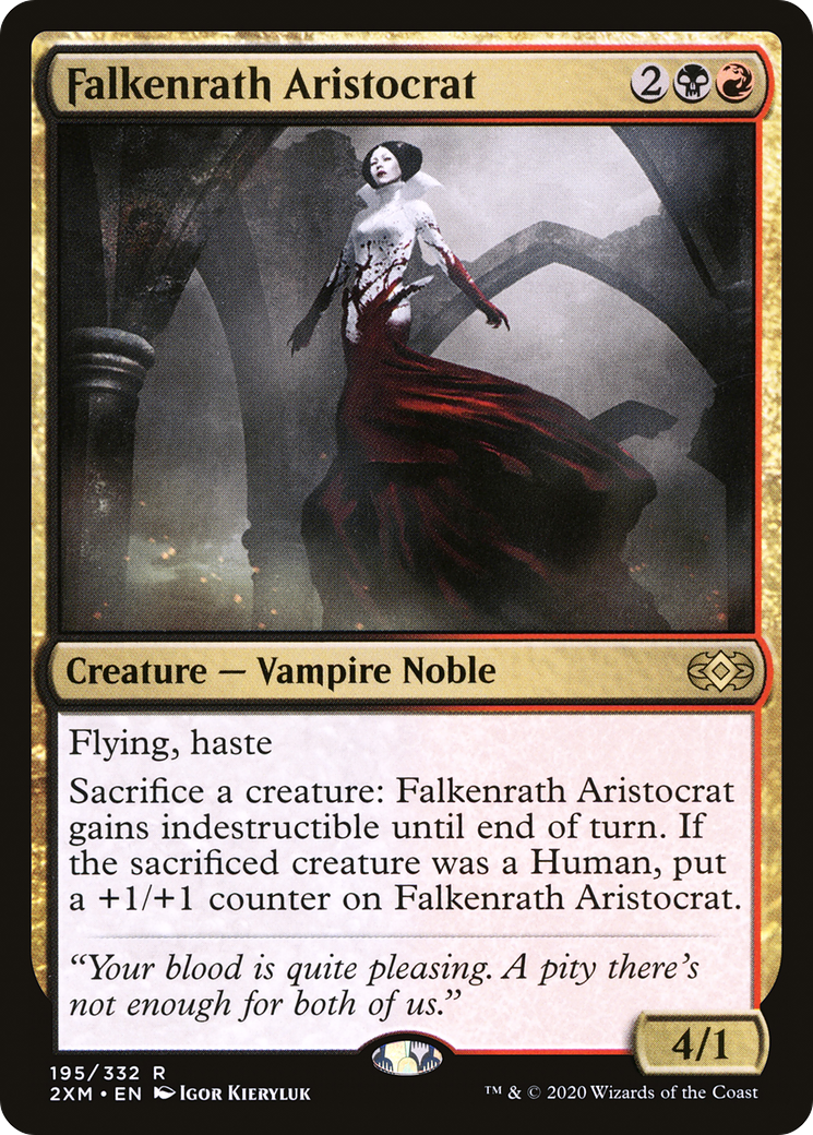 Falkenrath Aristocrat (195) Foil - Double Masters