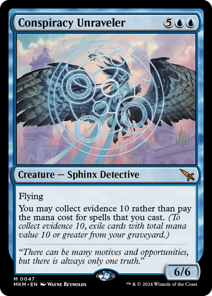 Conspiracy Unraveler (047) Foil - Murders at Karlov Manor Promos