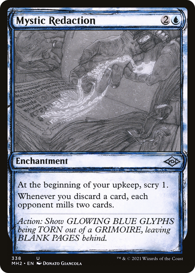 Mystic Redaction (Showcase) (338) Foil - Modern Horizons 2