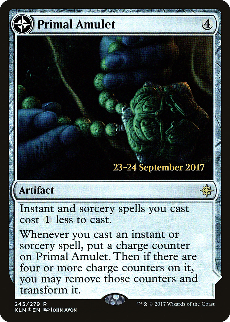 Primal Amulet (243) Foil - Ixalan Promos