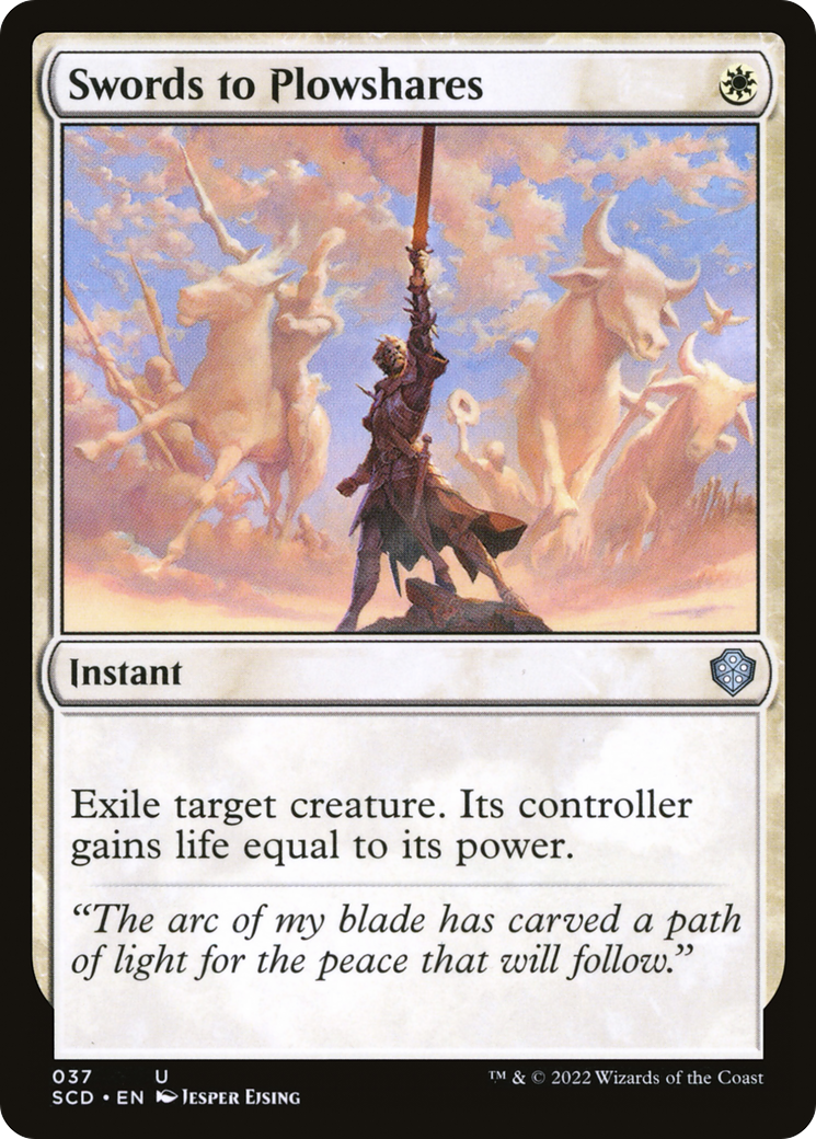Swords to Plowshares (037) - Starter Commander Decks