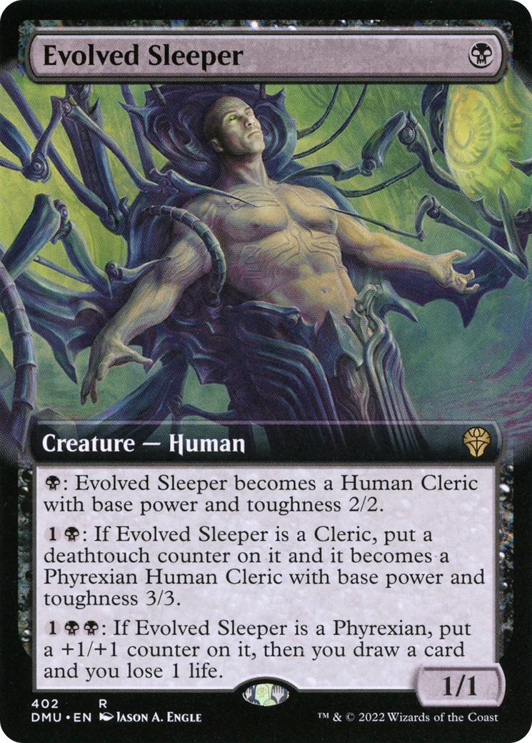 Evolved Sleeper (Extended Art) (402) Foil - Dominaria United
