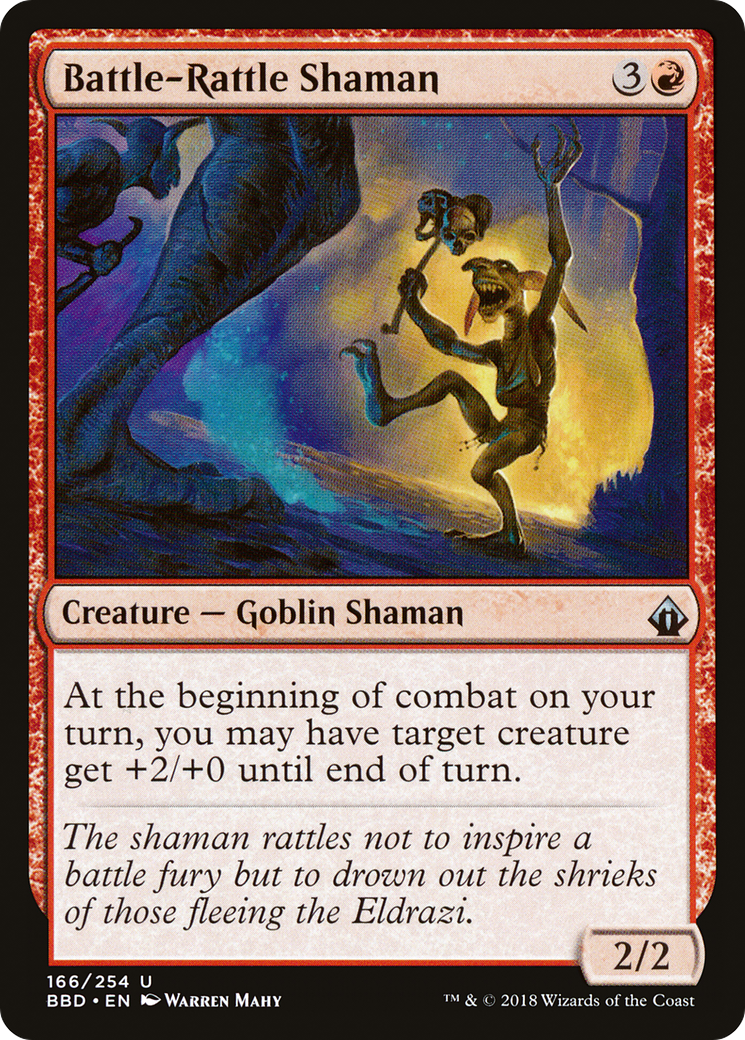 Battle-Rattle Shaman (166) Foil - Battlebond