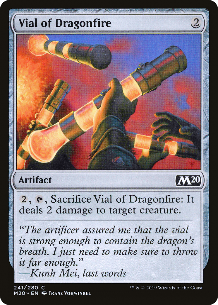 Vial of Dragonfire (241) Foil - Core Set 2020